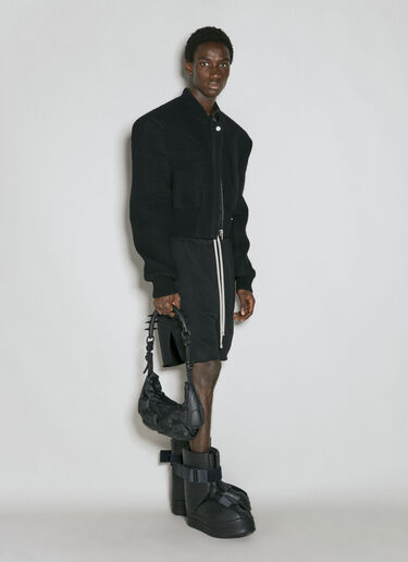 Spike Handle Small Half Moon Shoulder Bag Innerraum Spike Handle Small Half Moon Shoulder Bag Black inn0354003