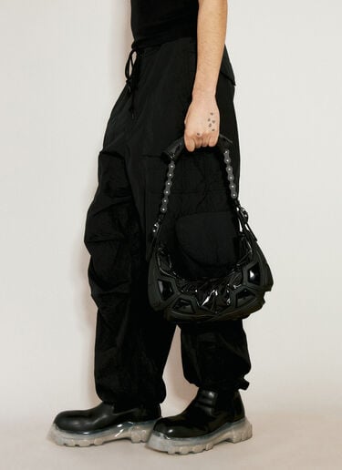 Small Object M02 Half Moon Shoulder Bag Innerraum Small Object M02 Half Moon Shoulder Bag Black inn0356003
