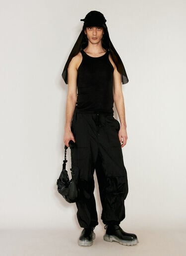 Small Object M02 Half Moon Shoulder Bag Innerraum Small Object M02 Half Moon Shoulder Bag Black inn0356003