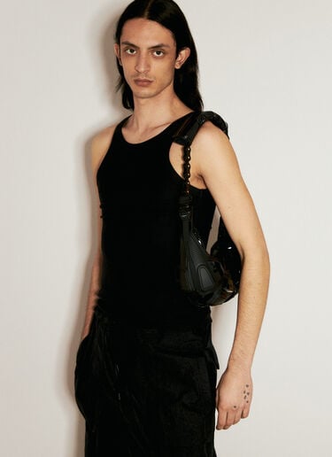 Small Object M02 Half Moon Shoulder Bag Innerraum Small Object M02 Half Moon Shoulder Bag Black inn0356003