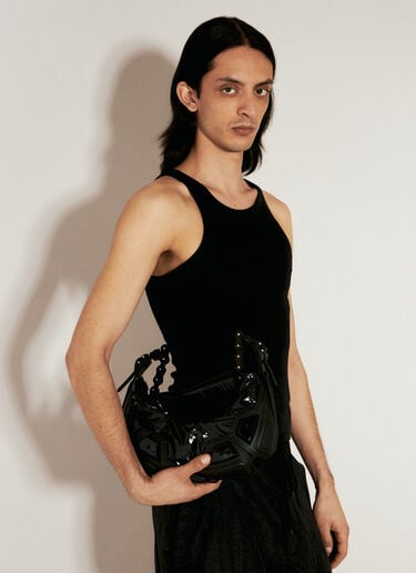 Small Object M02 Half Moon Shoulder Bag Innerraum Small Object M02 Half Moon Shoulder Bag Black inn0356003
