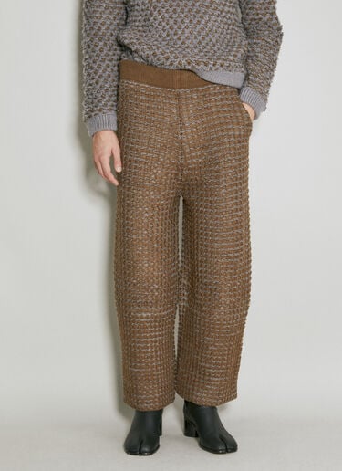 Chunky Knit Pants Isa Boulder Chunky Knit Pants Green isa0154010