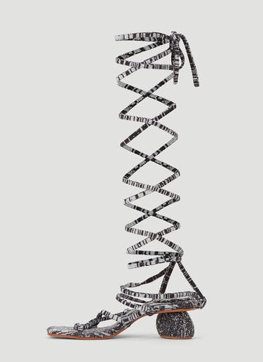 Strappy Sandals Isa Boulder Strappy Sandals Beige isa0244020
