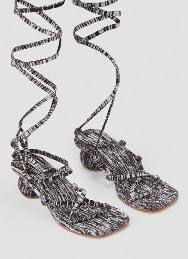 Strappy Sandals Isa Boulder Strappy Sandals Beige isa0244020