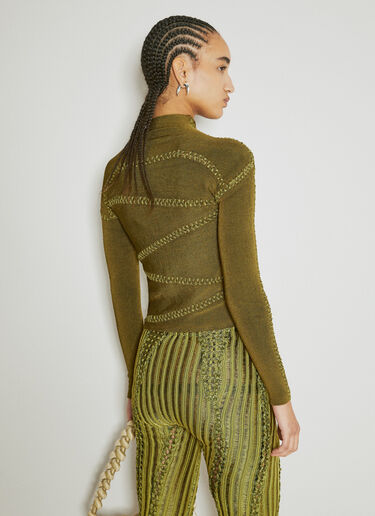 Jigsaw High Neck Knit Top Isa Boulder Jigsaw High Neck Knit Top Green isa0253013