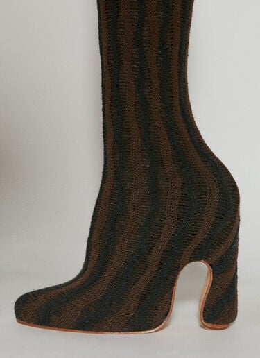 Cactus Knit Boots Isa Boulder Cactus Knit Boots Black isa0254007