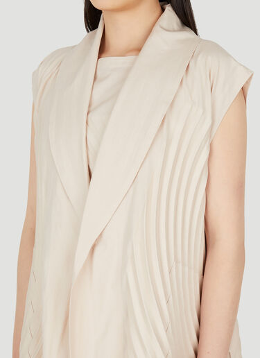 리플 민소매 코트 Issey Miyake 리플 민소매 코트 베이지 ism0249008