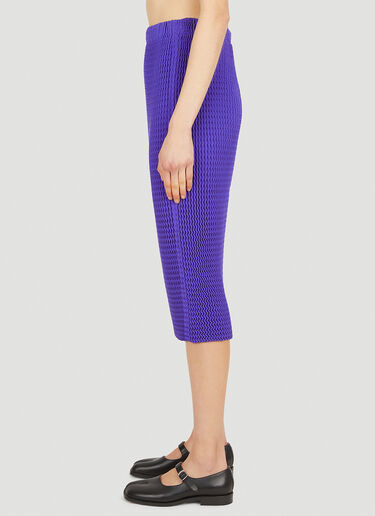 Issey Miyake 스펀지 스커트 퍼플 ism0251004