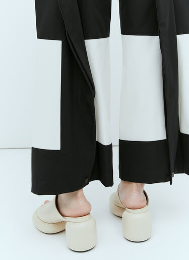 콘트라스트 팬츠 Issey Miyake 콘트라스트 팬츠 화이트 ism0254001