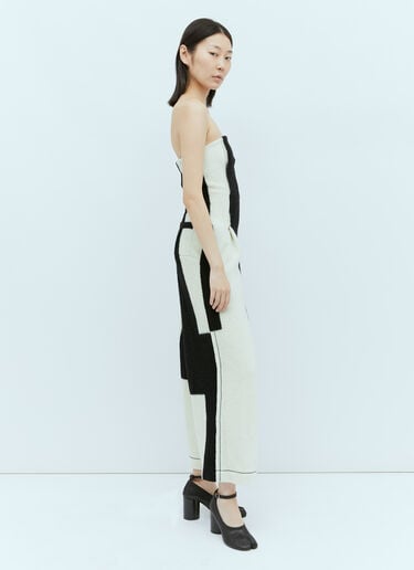 Rectilinear Milled Jumpsuit Issey Miyake Rectilinear Milled Jumpsuit White ism0254004