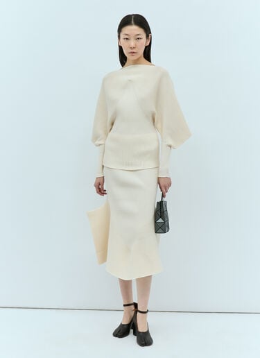 에그쥐베랑스 스커트 Issey Miyake 에그쥐베랑스 스커트 크림 ism0255008