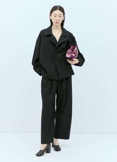 イージーウールパンツ Issey Miyake イージーウールパンツ ブラック ism0255009
