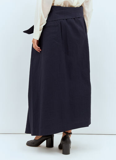엔클로스 스커트 Issey Miyake 엔클로스 스커트 블루 ism0258001