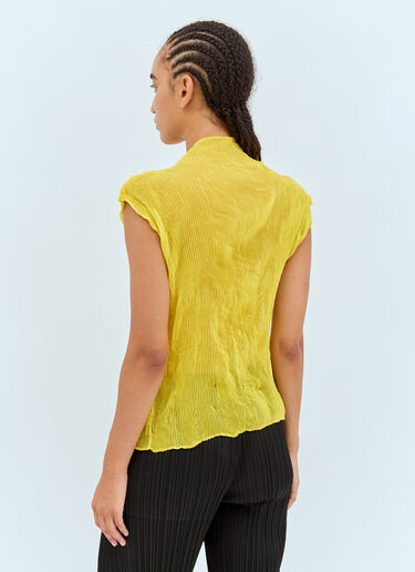 Chiffon Twist 1 Top Issey Miyake Chiffon Twist 1 Top Yellow ism0258006