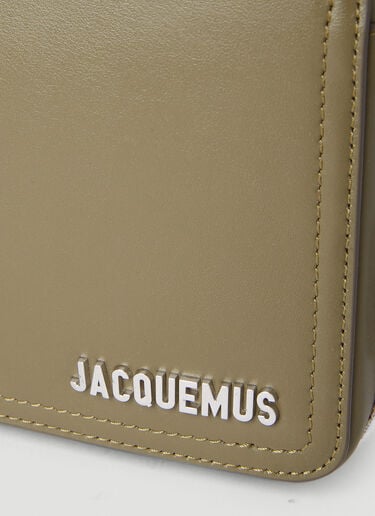 Jacquemus 르 쿠에르다 버티컬 크로스바디 백 카키 jac0151028
