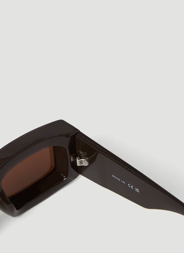 Jacquemus Les Lunettes Tupi 太阳镜 棕色 jac0151047