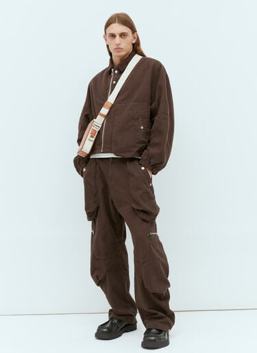 르 카고 Croissant 팬츠 Jacquemus 르 카고 Croissant 팬츠 브라운 jac0154003