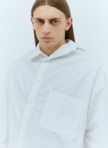 라 슈미즈 쿠아드로 셔츠 Jacquemus 라 슈미즈 쿠아드로 셔츠 화이트 jac0156010