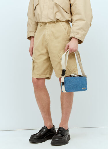 Jacquemus 르 쿠에르다 호라이즌털 크로스바디 백 블루 jac0156029