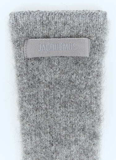 Jacquemus Les Gants Gross Grain Grey jac0158025