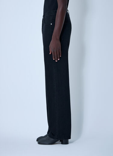 Jacquemus Le De-Nimes Droit Jeans Black jac0162006