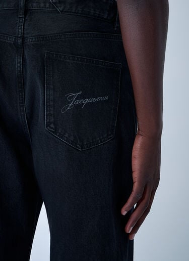 Jacquemus Le De-Nimes Droit Jeans Black jac0162006