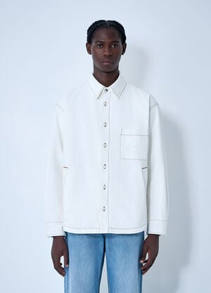 Jacquemus La Chemise Boulanger Shirt White jac0162007