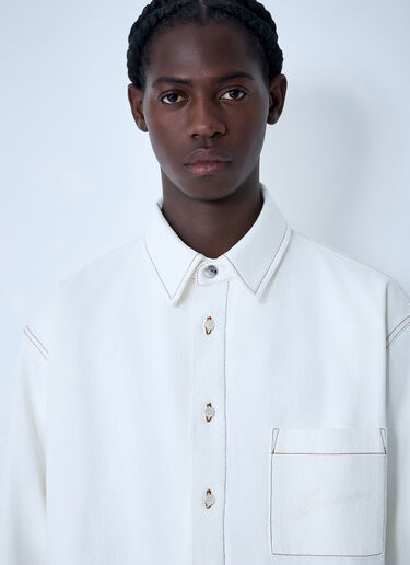 La Chemise Boulanger Shirt Jacquemus La Chemise Boulanger Shirt White jac0162007