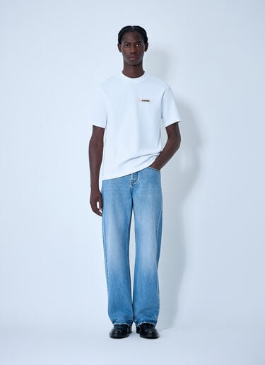 Jacquemus Le T-Shirt Gros Grain White jac0162010