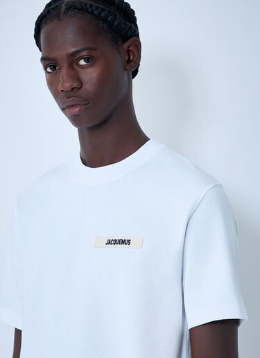 Jacquemus Le T-Shirt Gros Grain White jac0162010