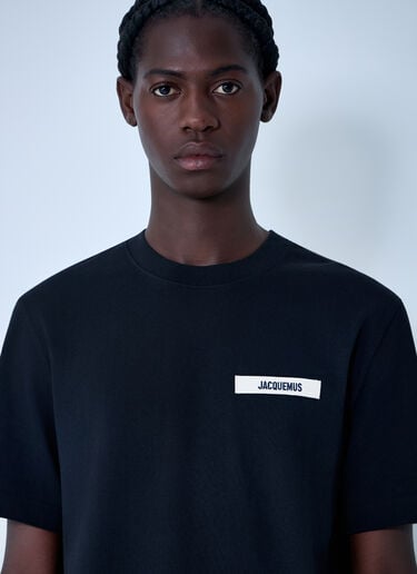 Jacquemus Le T-Shirt Gros Grain Black jac0162011