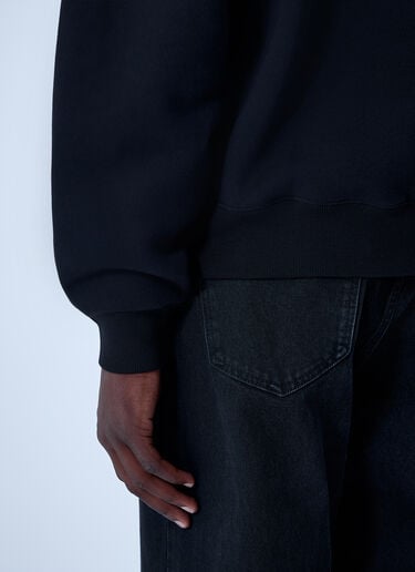 Jacquemus Le Camionneur Gros Grain Sweatshirt Black jac0162013