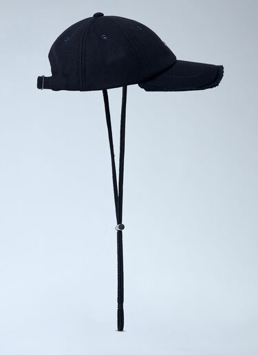 Jacquemus Logo Motif Baseball Cap Blue jac0162033