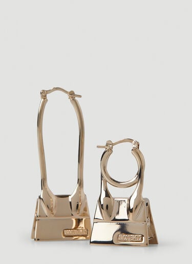 Les Creole Chiquito Noeud Earrings Jacquemus Les Creole Chiquito Noeud Earrings Gold jac0246100