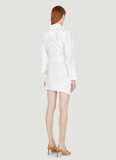 La Robe Bahia Mini Dress Jacquemus La Robe Bahia Mini Dress White jac0248014