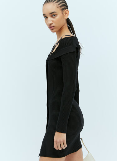 라 로브 마유 콜린 미니 드레스 Jacquemus 라 로브 마유 콜린 미니 드레스 블랙 jac0254003