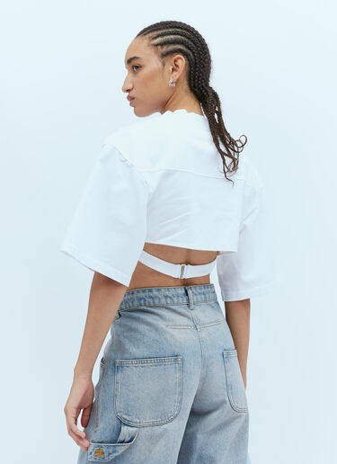 Jacquemus Le Bahia Court T 恤上衣 白色 jac0254037