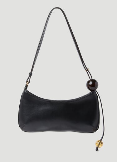 Jacquemus Le Bisou Perle Shoulder Bag Black jac0254093