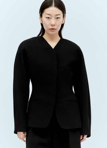 라 베스테 오발로 블레이저 Jacquemus 라 베스테 오발로 블레이저 블랙 jac0256003