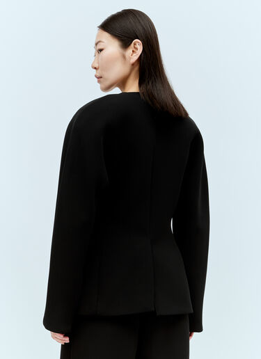 라 베스테 오발로 블레이저 Jacquemus 라 베스테 오발로 블레이저 블랙 jac0256003