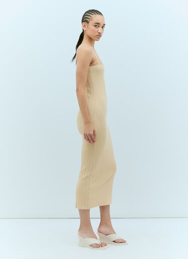 라 로브 시에라 브레텔 미디 원피스 Jacquemus 라 로브 시에라 브레텔 미디 원피스 베이지 jac0256015