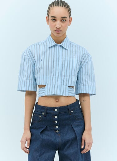 라 슈미즈 쿠르트 바리 셔츠 Jacquemus 라 슈미즈 쿠르트 바리 셔츠 블루 jac0256017