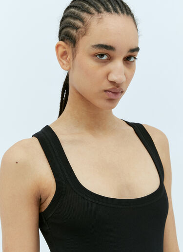 Jacquemus 르 바디 그로 그랭 바디수트 블랙 jac0256038