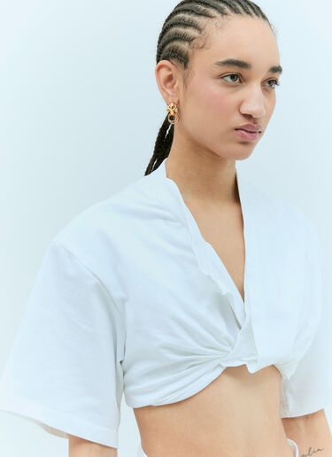 Jacquemus Le Bahia Court T 恤 白色 jac0256040