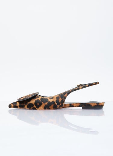 Les Slingbacks Duelo Flats Jacquemus Les Slingbacks Duelo Flats Brown jac0256046