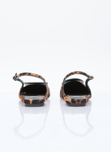 Les Slingbacks Duelo Flats Jacquemus Les Slingbacks Duelo Flats Brown jac0256046
