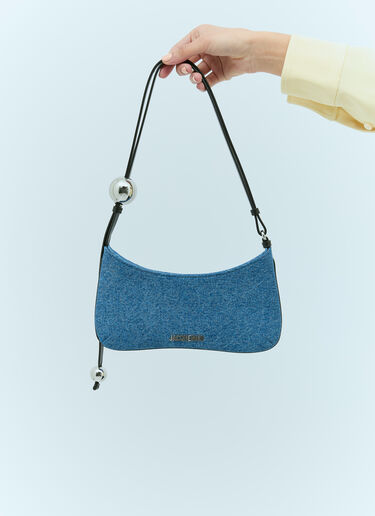 Le Bisou Perle Shoulder Bag Jacquemus Le Bisou Perle Shoulder Bag Blue jac0256067