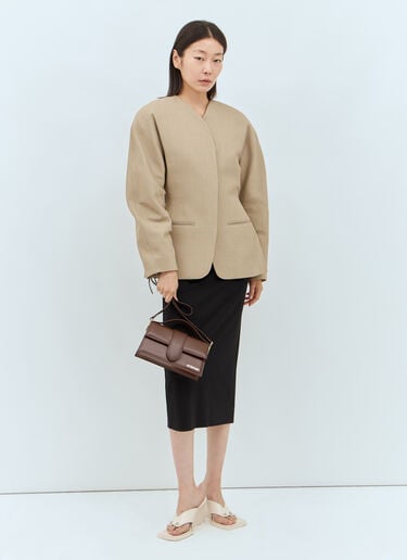 라 베스테 오발로 Jacquemus 라 베스테 오발로 베이지 jac0258001