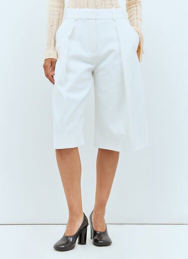 La Bermuda Amalfi Shorts Jacquemus La Bermuda Amalfi Shorts White jac0258006
