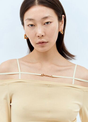 Jacquemus 르 티셔츠 시에라 베이지 jac0258020